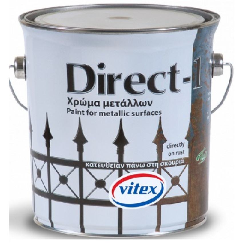 VITEX DIRECT-1 ΤΑΧΥΣΤΕΓΝΩΤΟ ΓΥΑΛΙΣΤΕΡΟ ΑΝΤΙΔΙΑΒΡΩΤΙΚΟ ΝΤΟΥΚΟΧΡΩΜΑ ( ΛΑΔΟΜΠΟΓΙΑ ) ΧΡΩΜΑ ΛΕΥΚΟ 2.5Lt