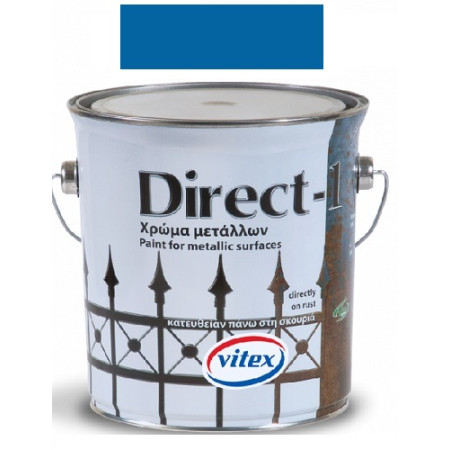 VITEX DIRECT-1 ΤΑΧΥΣΤΕΓΝΩΤΟ ΓΥΑΛΙΣΤΕΡΟ ΑΝΤΙΔΙΑΒΡΩΤΙΚΟ ΝΤΟΥΚΟΧΡΩΜΑ ( ΛΑΔΟΜΠΟΓΙΑ ) ΧΡΩΜΑ ΜΥΚΟΝΙΑΤΙΚΟ 2.5Lt 1001913