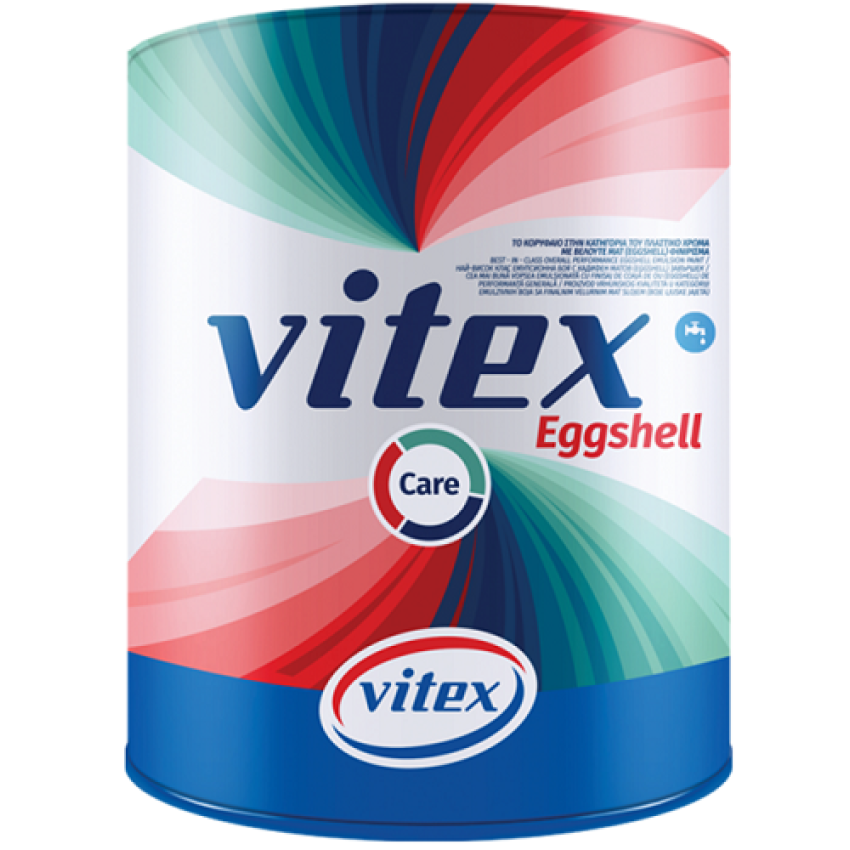 VITEX CARE EGGSHELL ΠΛΑΣΤΙΚΟ ΧΡΩΜΑ ΛΕΥΚΟ 10Lt ΒΕΛΟΥΤΕ ΜΑΤ 1001321