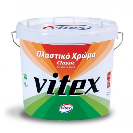 VITEX CLASSIC ΠΛΑΣΤΙΚΟ ΧΡΩΜΑ ΛΕΥΚΟ 10Lt 1002203