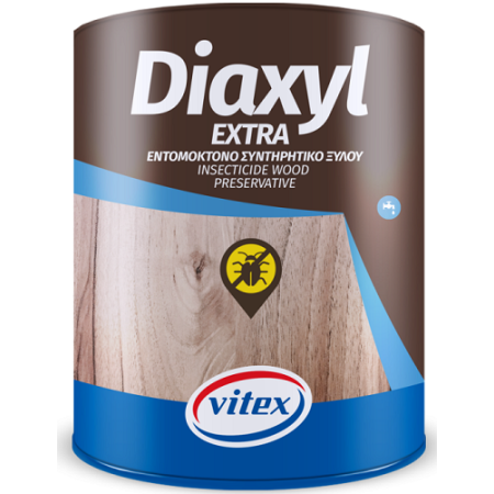 VITEX DIAXYL EXTRA ΕΝΤΟΜΟΚΤΟΝΟ ΣΥΝΤΗΡΗΤΙΚΟ ΞΥΛΟΥ ΝΕΡΟΥ ΑΧΡΩΜΟ 0.75Lt 1003326