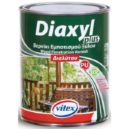 VITEX DIAXYL PLUS ΒΕΡΝΙΚΙ ΕΜΠΟΤΙΣΜΟΥ ΞΥΛΟΥ ΔΙΑΛΥΤΟΥ ΑΧΡΩΜΟ ΕΛΑΦΡΩΣ ΣΑΤΙΝΕ 0.75Lt 1003364 