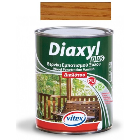 VITEX DIAXYL PLUS ΒΕΡΝΙΚΙ ΕΜΠΟΤΙΣΜΟΥ ΞΥΛΟΥ ΔΙΑΛΥΤΟΥ ΣΕ ΑΠΟΧΡΩΣΗ ΠΕΥΚΟ ΕΛΑΦΡΩΣ ΣΑΤΙΝΕ 2401 0.75Lt 1003365