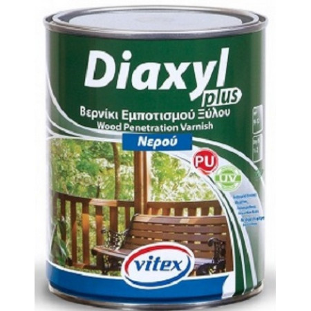 VITEX DIAXYL PLUS ΒΕΡΝΙΚΙ ΕΜΠΟΤΙΣΜΟΥ ΞΥΛΟΥ ΝΕΡΟΥ ΑΧΡΩΜΟ ΕΛΑΦΡΩΣ ΣΑΤΙΝΕ 0.75Lt 1003376