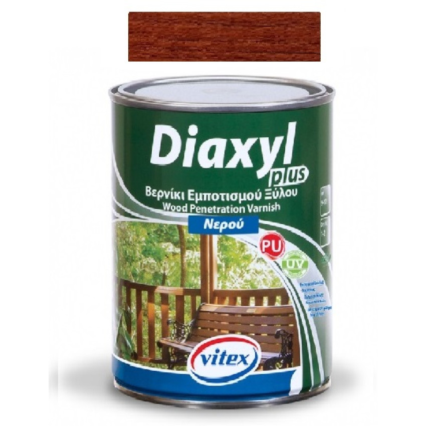 VITEX DIAXYL PLUS ΒΕΡΝΙΚΙ ΕΜΠΟΤΙΣΜΟΥ ΞΥΛΟΥ ΝΕΡΟΥ ΣΕ ΑΠΟΧΡΩΣΗ ΕΛΑΦΡΩΣ ΣΑΤΙΝΕ ΜΑΟΝΙ 2505 0.75Lt 1003380