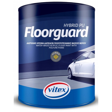 VITEX FLOORGUARD HYBRID PU ΑΚΡΥΛΙΚΟ ΥΒΡΙΔΙΚΟ ΧΡΩΜΑ ΠΟΛΥΟΥΡΕΘΑΝΗΣ ΝΕΡΟΥ ΛΕΥΚΟ 3Lt 1002361