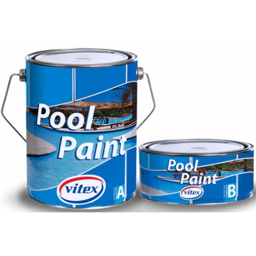 VITEX POOL PAINT ΕΠΟΞΕΙΔΙΚΟ ΧΡΩΜΑ ΠΙΣΙΝΑΣ 2 ΣΥΣΤΑΤΙΚΩΝ ΛΕΥΚΟ 3.5Lt 1002123