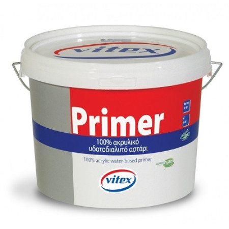 VITEX PRIMER ΑΣΤΑΡΙ ΑΚΡΥΛΙΚΟ 100% ΝΕΡΟΥ ΗΜΙΔΙΑΦΑΝΕΣ 3Lt 1001800