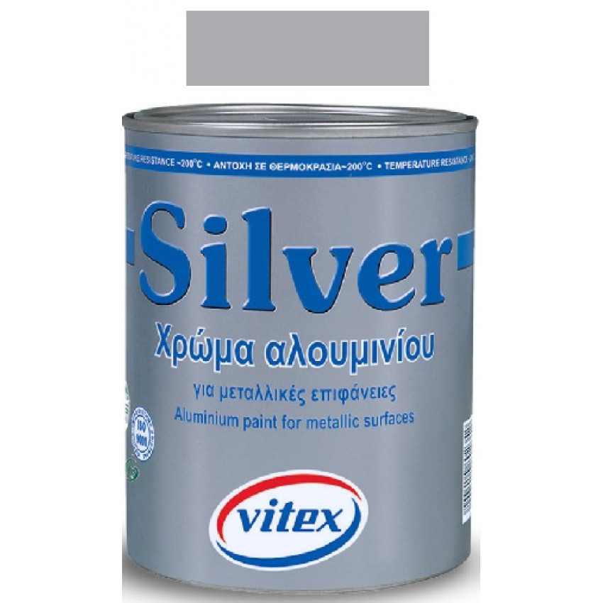 VITEX SILVER 200C ΧΡΩΜΑ ΥΨΗΛΗΣ ΘΕΡΜΟΚΡΑΣΙΑΣ ΑΛΟΥΜΙΝΙΟ 375ml 1001828