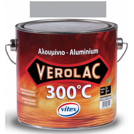 VITEX VEROLAC 300C ΧΡΩΜΑ ΥΨΗΛΗΣ ΘΕΡΜΟΚΡΑΣΙΑΣ ΑΛΟΥΜΙΝΙΟ 2.5Lt