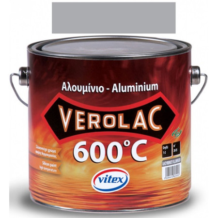 VITEX VEROLAC 600C ΧΡΩΜΑ ΥΨΗΛΗΣ ΘΕΡΜΟΚΡΑΣΙΑΣ ΑΛΟΥΜΙΝΙΟ 750ml
