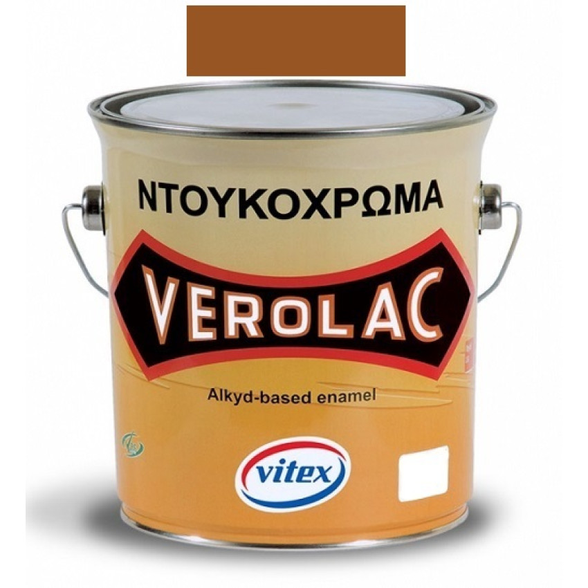 VITEX VEROLAC ΝΤΟΥΚΟΧΡΩΜΑ (ΛΑΔΟΜΠΟΓΙΑ) ΚΑΦΕ Νο27 0.75Lt ( ΜΕΤΑΛΛΟ - ΞΥΛΟ ) 1001430