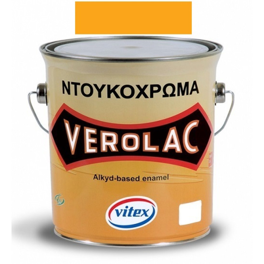 VITEX VEROLAC ΝΤΟΥΚΟΧΡΩΜΑ (ΛΑΔΟΜΠΟΓΙΑ) ΚΙΤΡΙΝΟ Νο26 0.750Lt ( ΜΕΤΑΛΛΟ - ΞΥΛΟ ) 1001426