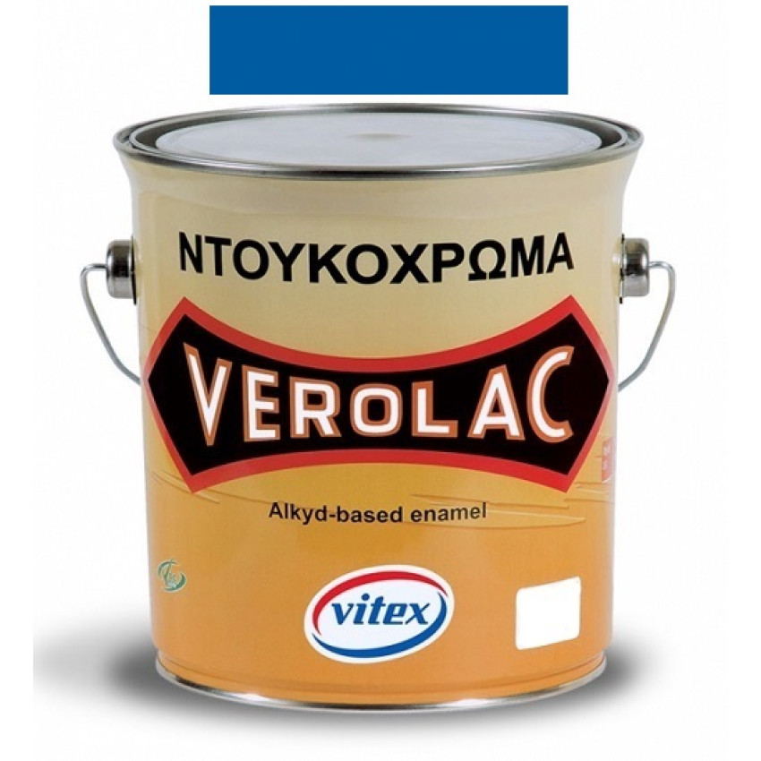 VITEX VEROLAC ΝΤΟΥΚΟΧΡΩΜΑ (ΛΑΔΟΜΠΟΓΙΑ) ΜΠΛΕ Νο78 0.750Lt ( ΜΕΤΑΛΛΟ - ΞΥΛΟ ) 1001575