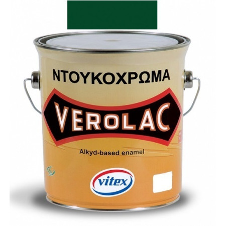 VITEX VEROLAC ΝΤΟΥΚΟΧΡΩΜΑ (ΛΑΔΟΜΠΟΓΙΑ) ΠΡΑΣΙΝΟ Νο48 0.375Lt ( ΜΕΤΑΛΛΟ - ΞΥΛΟ ) 1001491