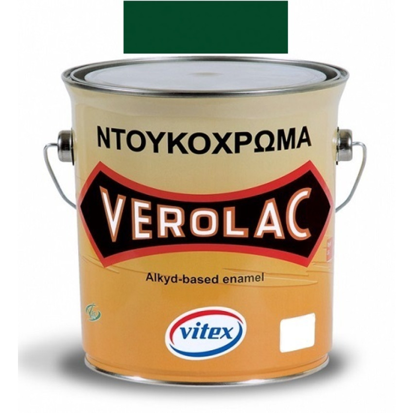 VITEX VEROLAC ΝΤΟΥΚΟΧΡΩΜΑ (ΛΑΔΟΜΠΟΓΙΑ) ΠΡΑΣΙΝΟ Νο48 0.375Lt ( ΜΕΤΑΛΛΟ - ΞΥΛΟ ) 1001491 VITEX VEROLAC ΝΤΟΥΚΟΧΡΩΜΑ (ΛΑΔΟΜΠΟΓΙΑ) ΠΡΑΣΙΝΟ Νο48 0.375Lt ( ΜΕΤΑΛΛΟ - ΞΥΛΟ ) 1001491