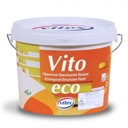 VITO ECO ΟΙΚΟΛΟΓΙΚΟ ΠΛΑΣΤΙΚΟ ΧΡΩΜΑ ΛΕΥΚΟ 9Lt VITEX 1002232