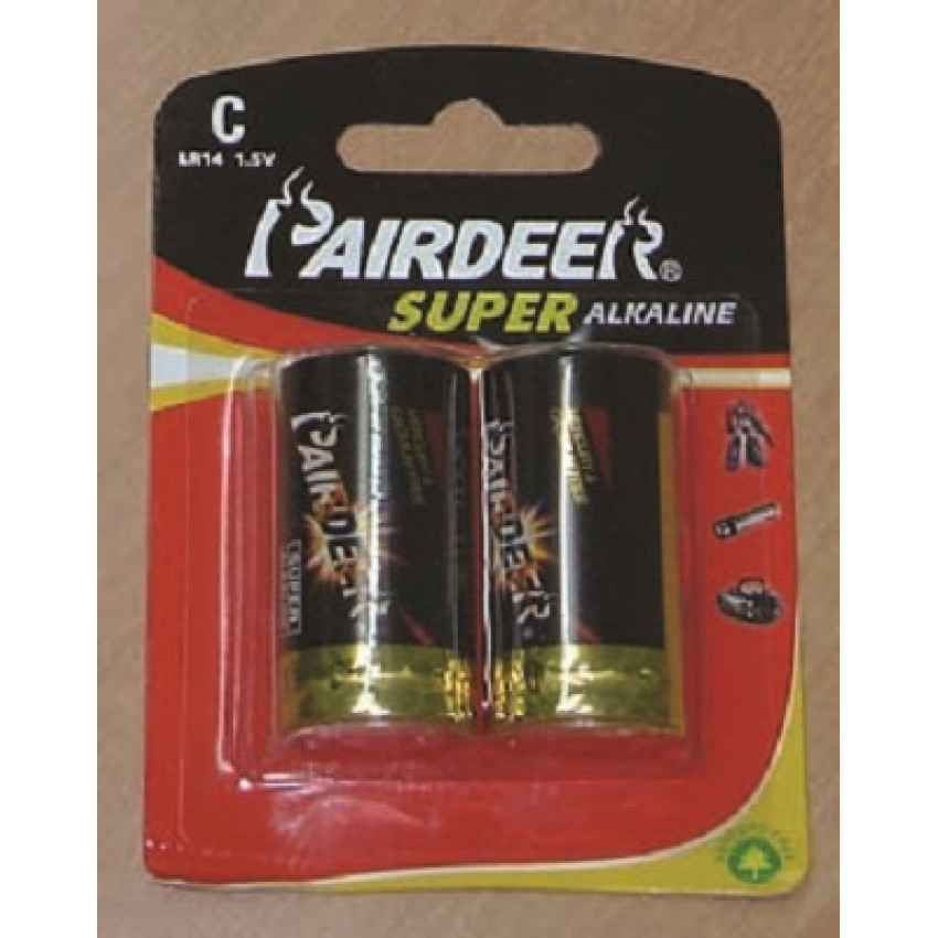 ΜΠΑΤΑΡΙΕΣ ΑΛΚΑΛΙΚΕΣ PAIRDEER C 1,5V