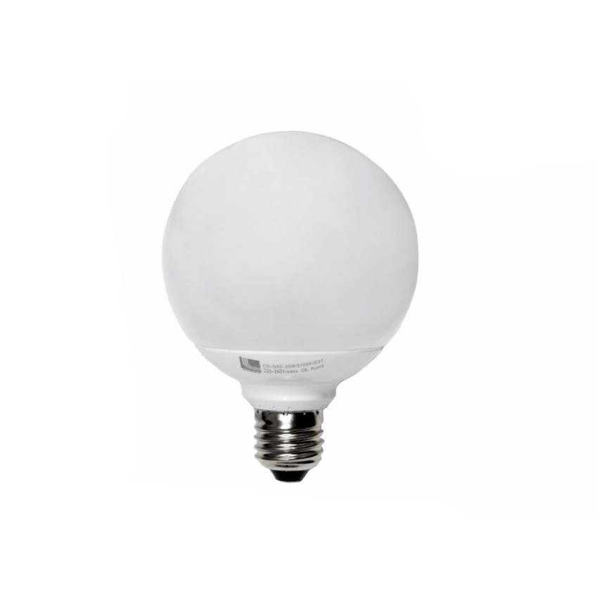 ΛΑΜΠΑ ΟΙΚΟΝΟΜΙΑΣ GLOBE Φ95mm E27 240V 23W 6400Κ ΨΥΧΡΟ 1285 Lumen