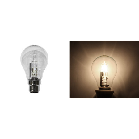 ΛΑΜΠΑ ΑΛΟΓΟΝΟΥ ΑΧΛΑΔΙ ECO Β22 230V 52W ΔΙΑΦΑΝΗ (αντιστοιχεί σε 75W)