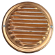 Περσίδα εξαερισμού αλουμινίου στρογγυλή με σίτα και έλασμα Φ100-120 χαλκού 25710