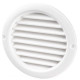 Περσίδα εξαερισμού αλουμινίου στρογγυλή με σίτα και έλασμα Φ100-120 λευκή  25709