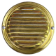 Περσίδα εξαερισμού αλουμινίου στρογγυλή με σίτα και έλασμα Φ100-120 μπρονζέ 25701