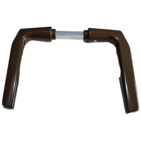 Πόμολο αλουμινίου 110 καφέ για σιδερένιες πόρτες 26355