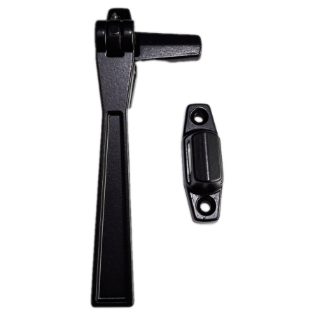 Χεράκι σπαστό αλουμινίου μαύρο για παράθυρα 26516