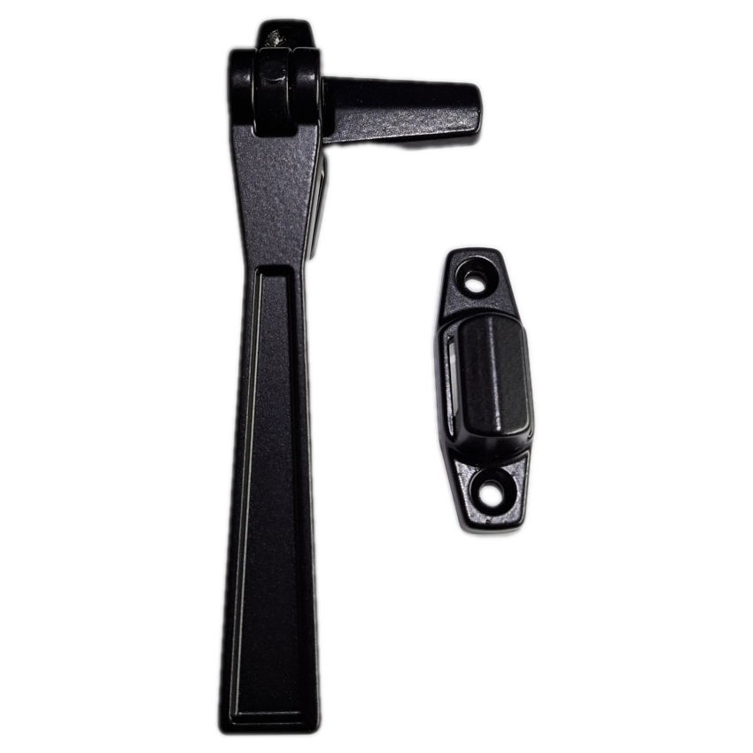 Χεράκι σπαστό αλουμινίου μαύρο για παράθυρα 26516