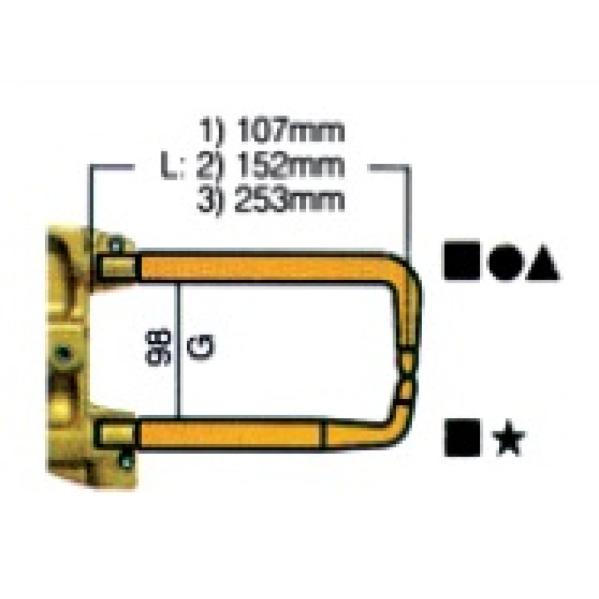 ΤΣΙΜΠΙΔΑ ΑΕΡΟΨΥΚΤΗ - 18mm L107mm