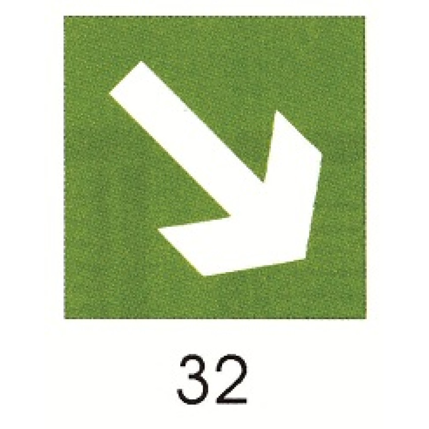 ΤΑΜΠΕΛΑ ΑΥΤΟΚΟΛΛΗΤΗ ΣΗΜΑ ΔΙΑΣΩΣΗΣ Νο32 (25 x 25cm) ΤΑΜΠΕΛΑ ΑΥΤΟΚΟΛΛΗΤΗ ΣΗΜΑ ΔΙΑΣΩΣΗΣ Νο32 (25 x 25cm)
