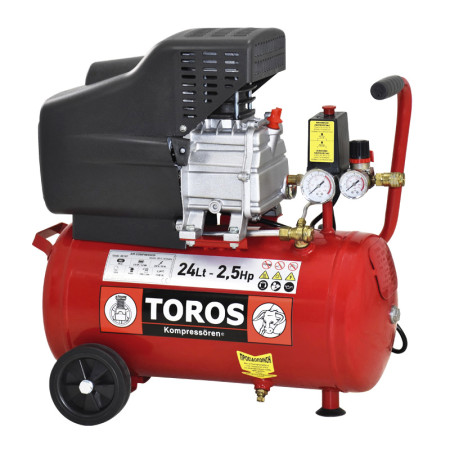 TOROS:  ΑΕΡΟΣΥΜΠΙΕΣΤΗΣ 24LT/2,5HP 230V