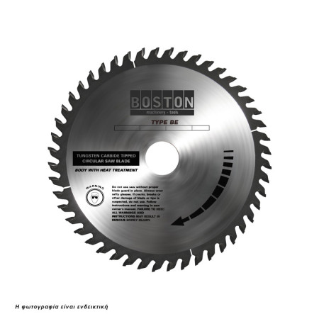 BOSTON: ΔΙΣΚΟΣ ΚΟΠΗΣ ΞΥΛΟΥ Φ180/30 mm - Z40