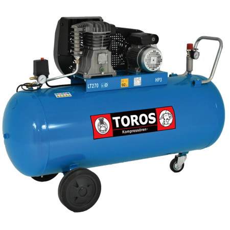 TOROS: ΑΕΡΟΣΥΜΠΙΕΣΤΗΣ ΜΕ ΙΜΑΝΤΑ 270LIT/3HP 230V