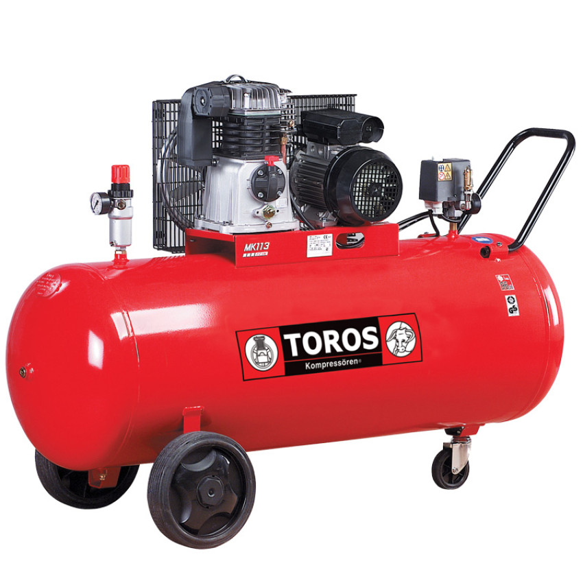 TOROS: ΑΕΡΟΣΥΜΠΙΕΣΤΗΣ ΜΕ ΙΜΑΝΤΑ 200LIT/3HP 230V