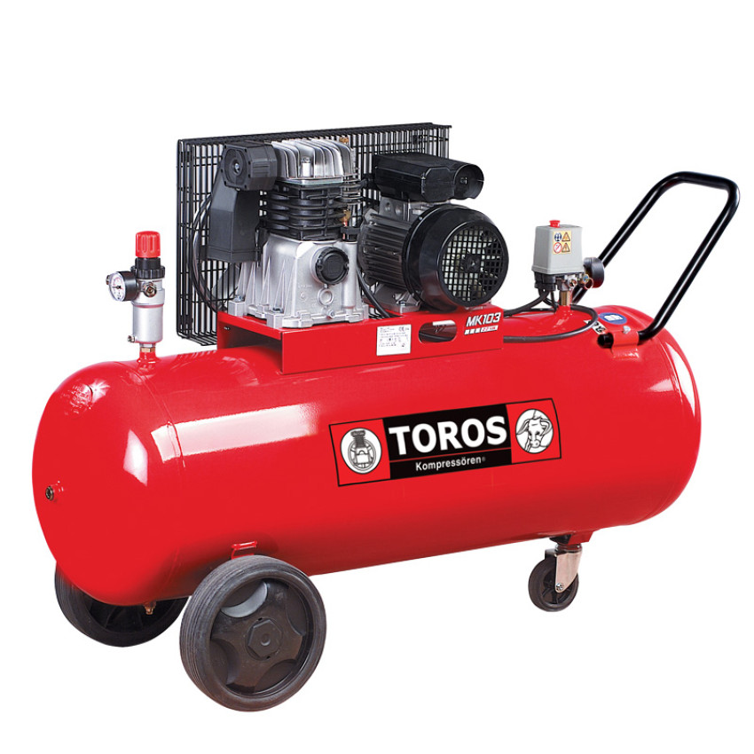 TOROS: ΑΕΡΟΣΥΜΠΙΕΣΤΗΣ ΜΕ ΙΜΑΝΤΑ 150LIT/3HP 400V