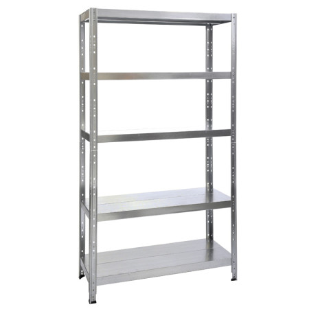 ΡΑΦΙΕΡΑ ΜΕΤΑΛΛΙΚΗ ΓΑΛΒΑΝΙΖΕ 100x40x195 - 260kg - 5 ΡΑΦΙΑ
