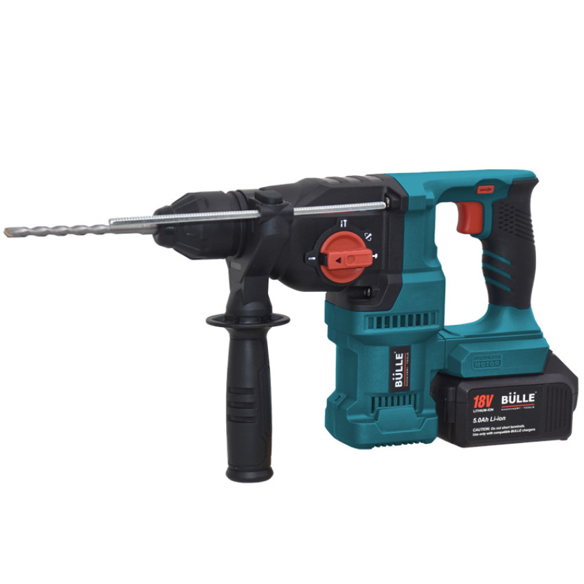 BULLE: ΠΙΣΤΟΛΕΤΟ ΜΠΑΤΑΡΙΑΣ (BRUSHLESS) 18V  SDS-PLUS, 4 ΛΕΙΤΟΥΡΓΙΩΝ ΜΕ 2 ΜΠΑΤΑΡΙΕΣ 5Ah