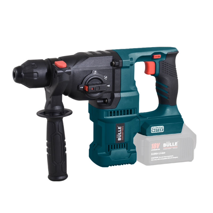 BULLE: ΠΕΡΙΣΤΡΟΦΙΚΟ ΠΙΣΤΟΛΕΤΟ ΜΠΑΤΑΡΙΑΣ (BRUSHLESS) 2,8J, SDS PLUS, 4 ΛΕΙΤΟΥΡΓΙΩΝ 18V (SOLO)