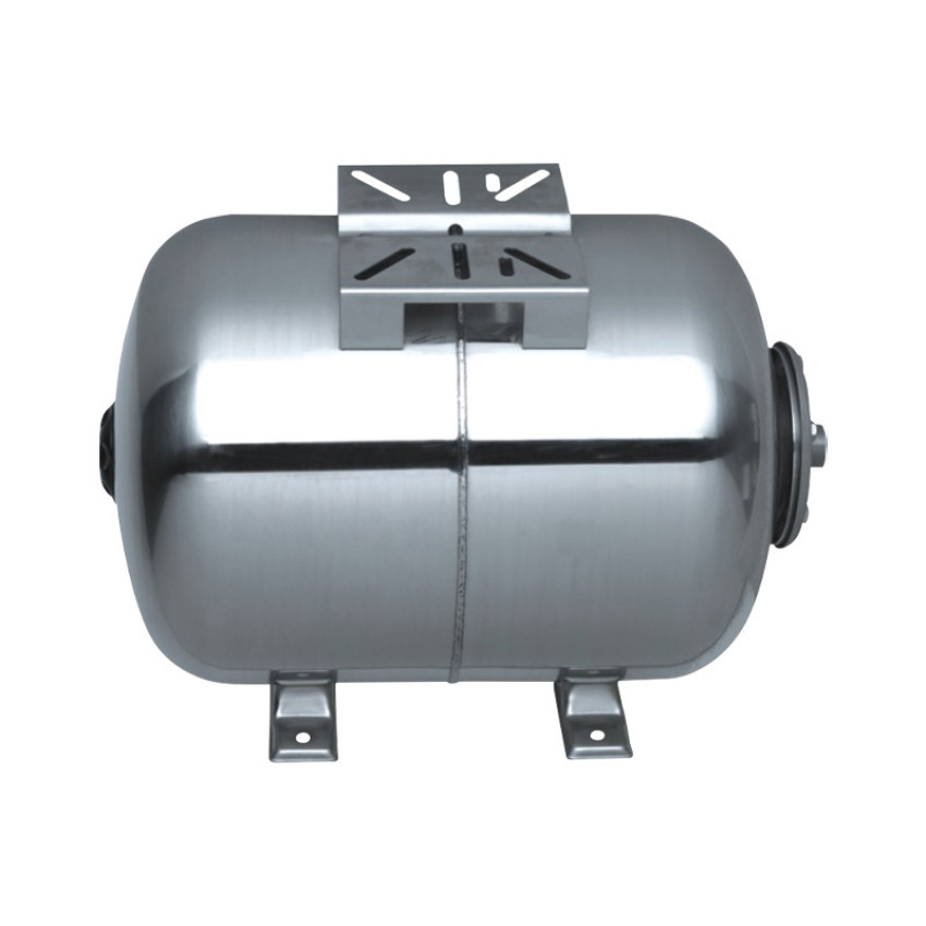 KRAFT: ΔΟΧΕΙΟ ΟΡΙΖΟΝΤΙΟ 50L INOX - 8 BAR - 1'' KRAFT: ΔΟΧΕΙΟ ΟΡΙΖΟΝΤΙΟ 50L INOX - 8 BAR - 1''