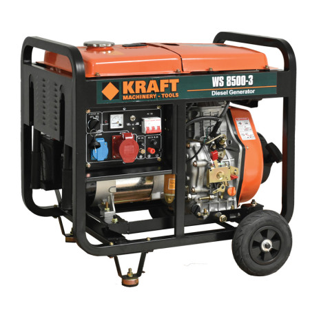 KRAFT: ΗΛΕΚΤΡΟΓΕΝΝΗΤΡΙΑ DIESEL WS8500-3  (3-ph) EQUAL POWER